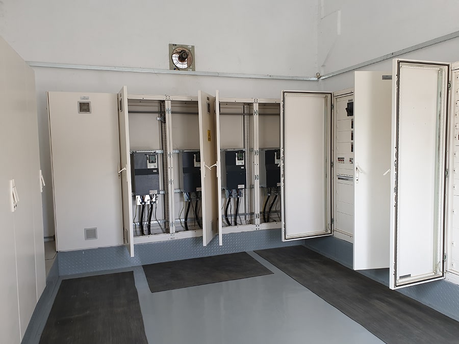 Statie de epurare Moreni - Camera tehnica - Tablouri comanda